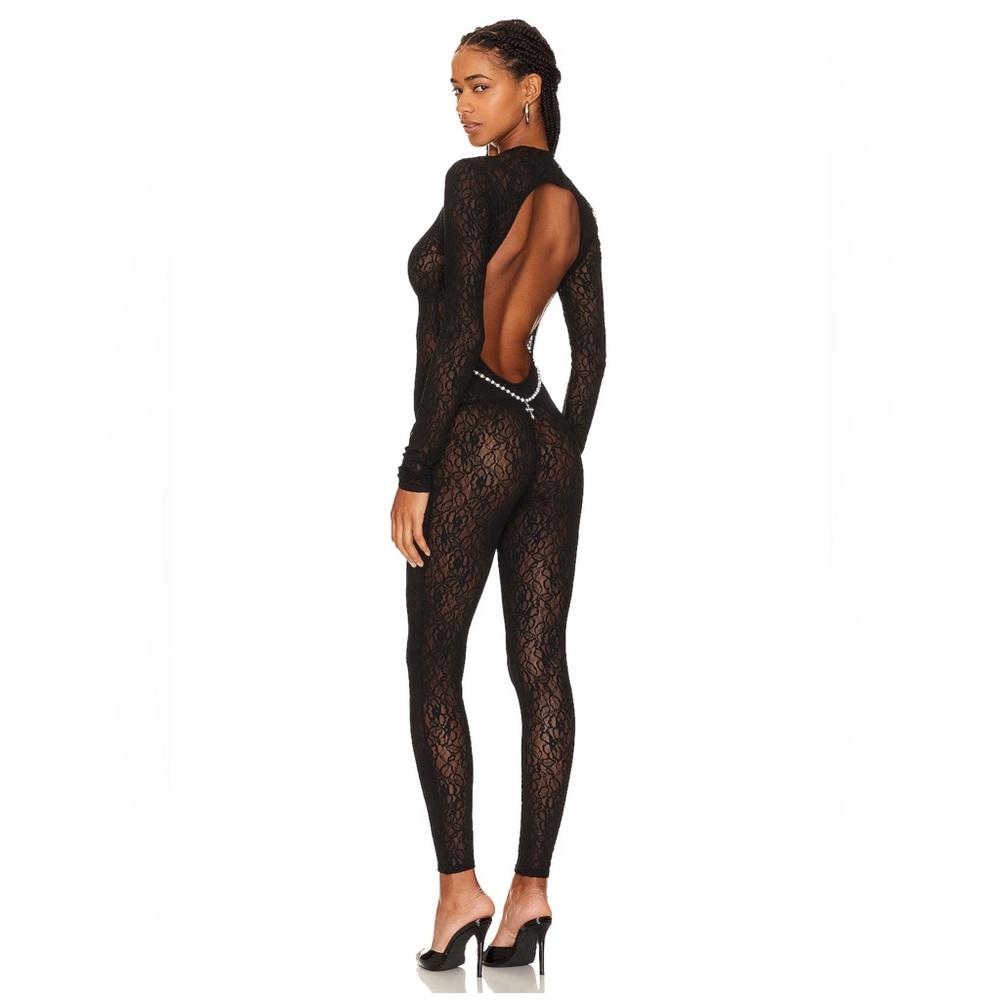 Elegant Black Lace Jumpsuit